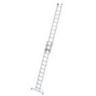 Munk Stufen Seilzugleiter 2x12 Stufen 6420 mm 2 teilig mit nivello Traverse