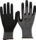 Nitras Schutzhandschuh Nylotex 3520 Größe 8 grau schwarz