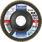 Forum Fächerschleifscher X-LOCK 125 mm Korn 60 gewölbt
