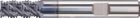 Fortis Schruppfräser lang VHM Schneidenlänge 13 mm Länge 57 mm