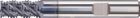Fortis Schruppfräser lang VHM Schaft 12 mm Länge 83 mm