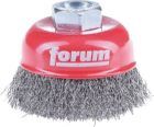 FORUM Topfbürste Stahldraht M14 125 x 0,3 mm gewellt
