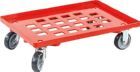 Transportroller rot 416 x 615 mm mit Raster