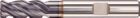 Fortis Schaftfräser Steel DIN 6535-HB Länge 63 mm Eckradius 0,5 mm