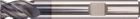 Fortis Schaftfräser Steel DIN 6535-HB Gesamtlänge 54 mm Schneidenlänge 9 mm