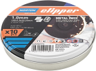 Norton Clipper Trennscheibe Metall Inox A60S 125 x 1,0 x 22,23 mm Dose mit 10 Stück