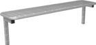Parkbank SEVILLA Drahtgitter Drahtgitter RAL 9006 Breite 1770 mm