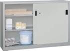 Pavoy Schiebetürenschrank Mitteltrennwand 2000x600x1000mm Böden gepulvert