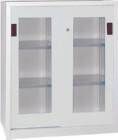 Pavoy Schiebetürenschrank 1000x600x1200mm Böden gepulvert Sichtfenster