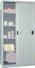 Pavoy Schiebetürenschrank 1000x600x1950mm Vollblechtüren RAL 7035