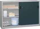 Pavoy Schiebetürenschrank Vollblechtüren 1500x400x1200mm Mitteltrennwand