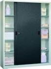 Pavoy Schiebetürenschrank Mitteltrennwand 1500x600x1950mm Vollblechtüren