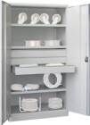 Pavoy Schwerlastschrank 1040x630x1950mm ohne Trennwand lichtgrau