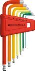 PB Swiss Tools Winkelschraubendreher-Satz für 6-kant mit Farbcodierung 7-teilig 1,5 - 6 mm