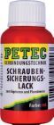Petec Schraubensicherungslack rot Flasche mit 20 ml