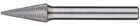 Pferd Frässtift HM Spitzkegelform 0820 MICRO 6 mm 8x 20 mm