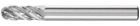 Pferd Frässtift HM Walzenrundform WRC 0616 STEEL 6 x 16 mm