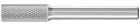 Pferd Frässtift HM zylindrisch mit Stirnverzahnung ZYA-S 0820 MICRO 8 x 20 mm
