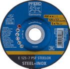 Pferd Schruppscheibe gekröpft PSFSTEELOX 115x7 mm
