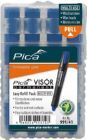 Pica Minen Set für Permanentmarker Visor Industrial blau Pack mit 4 Stück