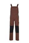 Planam Canvas 320 Arbeitskleidung Latzhose braun schwarz Größe 44