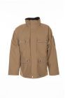 Planam Canvas 320 Arbeitskleidung Winterparka khaki schwarz Größe S