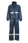 Planam Kühlhaus Gefrierhaus Overall marine Innenfutter kornblau Größe M