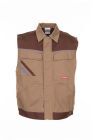 Planam Highline Arbeitsweste khaki braun zink L