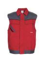 Planam Highline Arbeitsweste rot schiefer schwarz XL