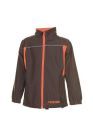 Planam Junior Softshelljacke oliv orange Größe 146 152