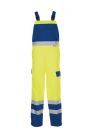 Planam Major Protect Latzhose warngelb kornblau Größe 90