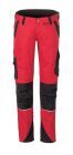 Planam Norit Arbeitshose Damen Bundhose rot schwarz Größe 52