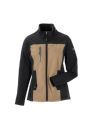Planam Norit Damen Hybridjacke sand schwarz Größe 46