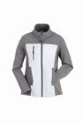 Planam Norit Damen elastische Hybridjacke in weiß zink Gr. 50