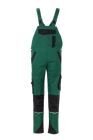 Planam Norit Damen Latzhose grün schwarz Größe 52