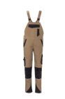 Planam Norit Damen Latzhose sand schwarz Größe 52