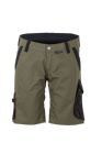 Planam Norit Damen Shorts oliv schwarz Größe XXL