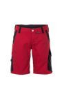 Planam Norit Damen Shorts rot schwarz Größe XXL