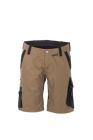 Planam Norit Damen Shorts sand schwarz Größe XL