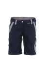 Planam Norit Damen Shorts elastisch schwarzblau zink Gr. XL