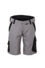 Planam Norit Damen Shorts zink schwarz Größe XL