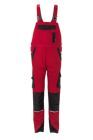 Planam Norit Herren Latzhose rot schwarz Größe 26