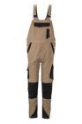 Planam Norit Herren Latzhose sand schwarz Größe 110