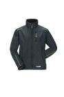Planam Outdoor Neon Softshelljacke grau grün Größe L