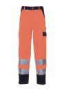 Planam Warnschutz Bundhose orange marine Größe 28