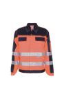 Planam Warnschutz Bundjacke orange marine Größe 48