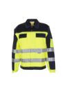 Planam Warnschutz Bundjacke gelb marine Größe 70