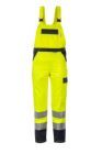 Planam Warnschutz Latzhose gelb marine Größe 68
