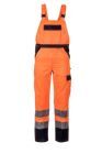 Planam Warnschutz Latzhose orange marine Größe 66