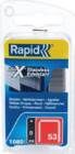 Rapid Heftklammern Edelstahl Typ 53/8 Pack mit 1080 Stück